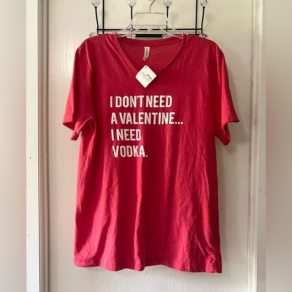 Bella Canvas Red Valentine Tee - Picture 1 of 6